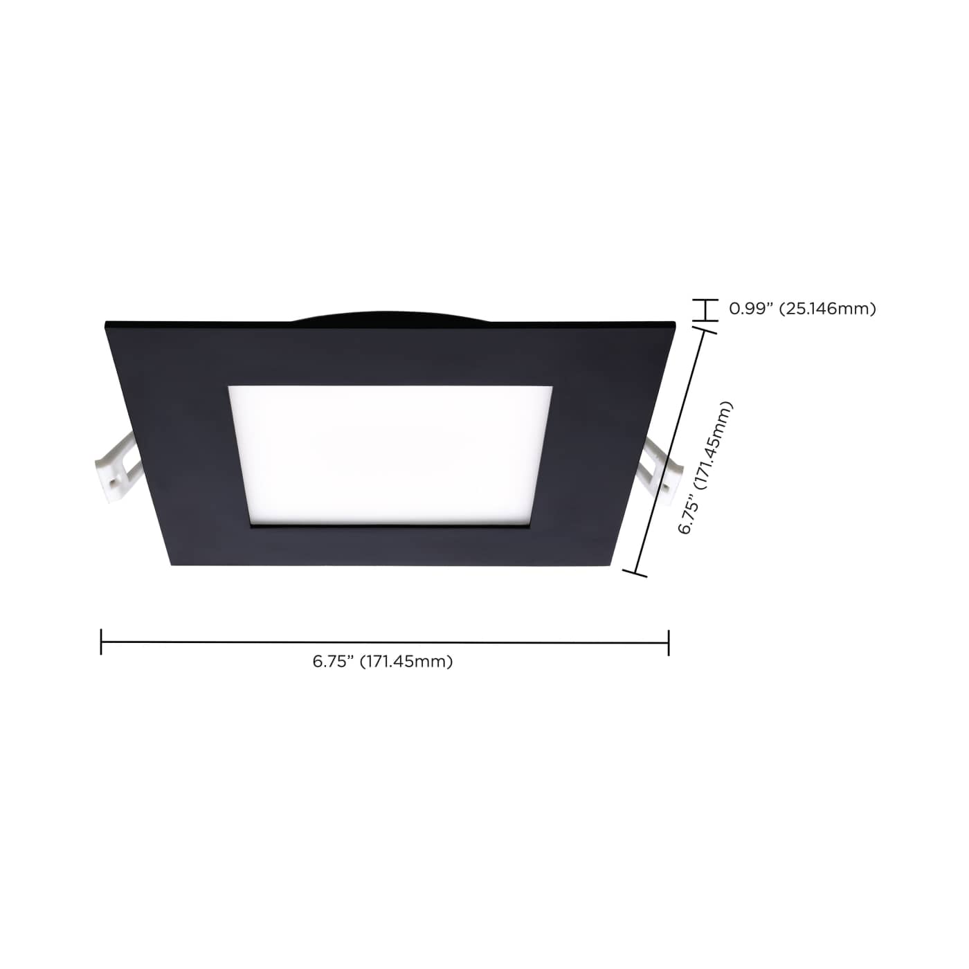 12WLED/DW/6/CCT-SEL/SQ/RD/BK - S11877R1