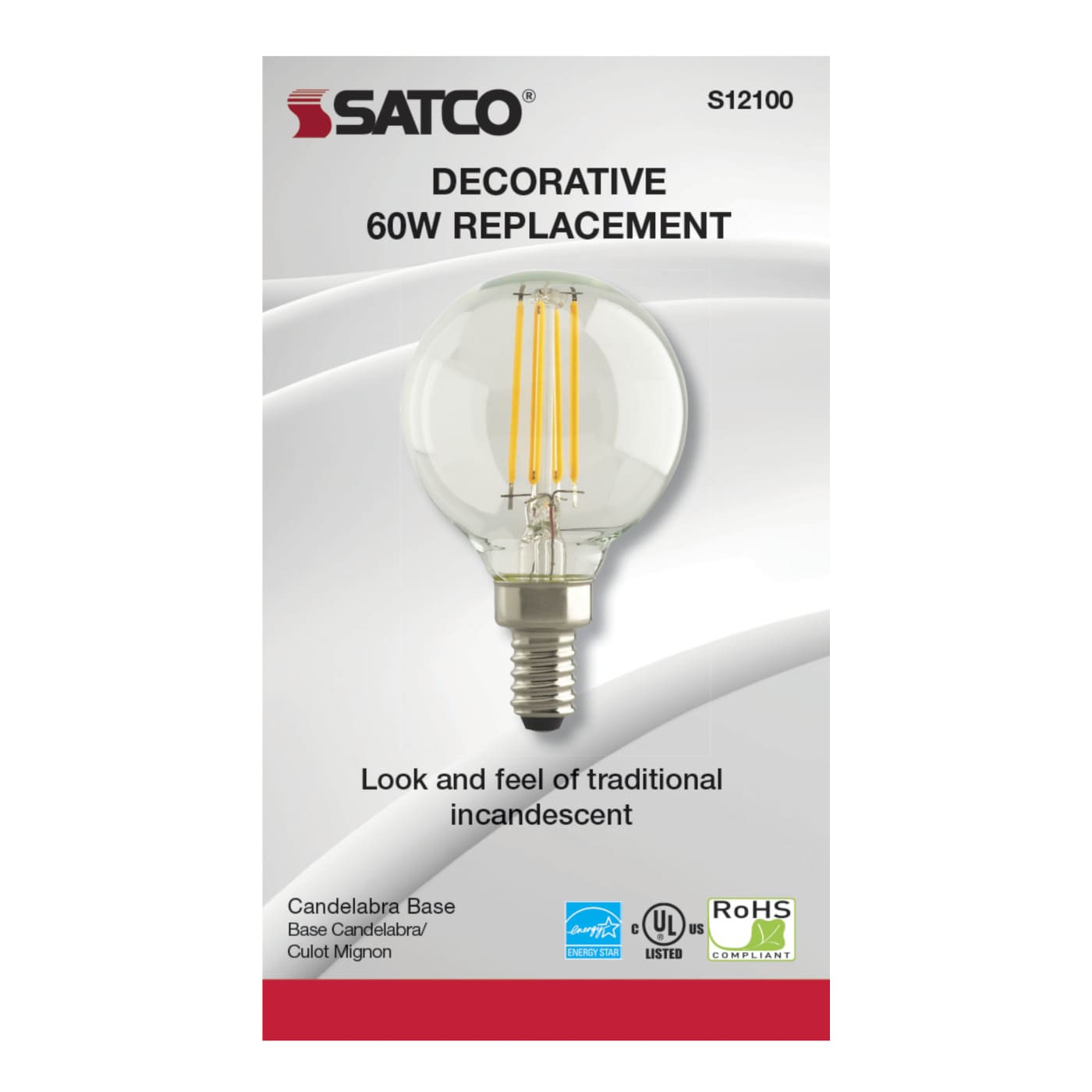 5.5G16.5/LED/CL/3K/120V/E12 - S12100
