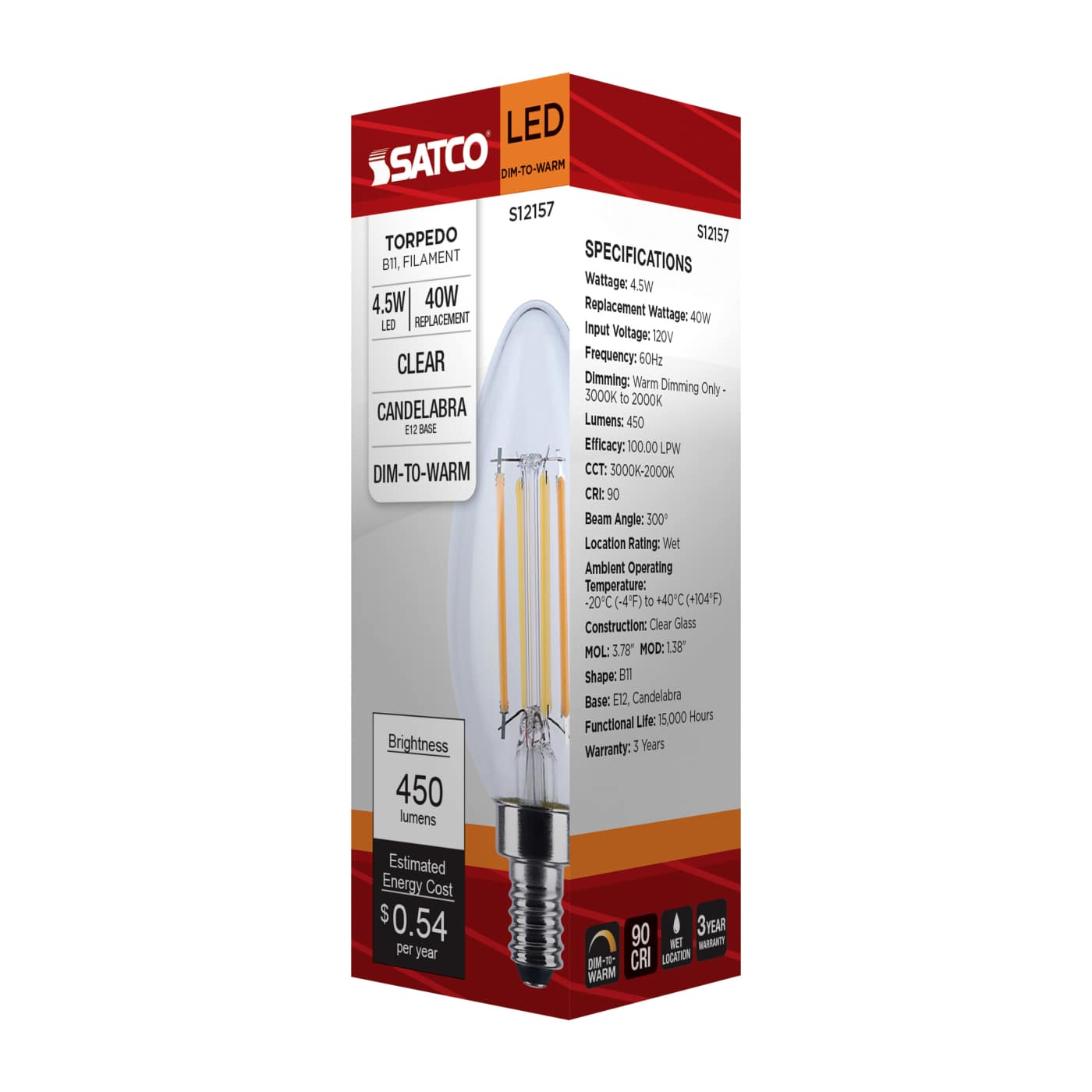 4.5B11L/930WD/E12/GCYS - S12157