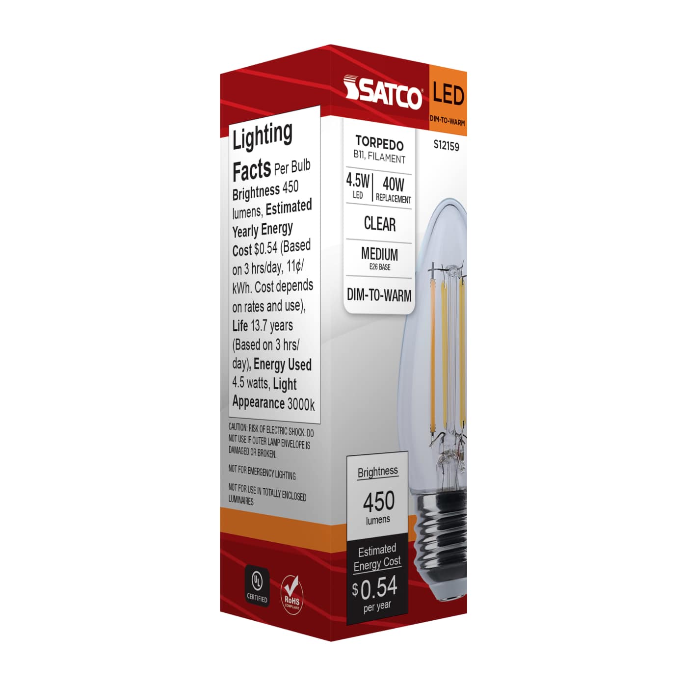 4.5B11L/930WD/E26/GCYS - S12159