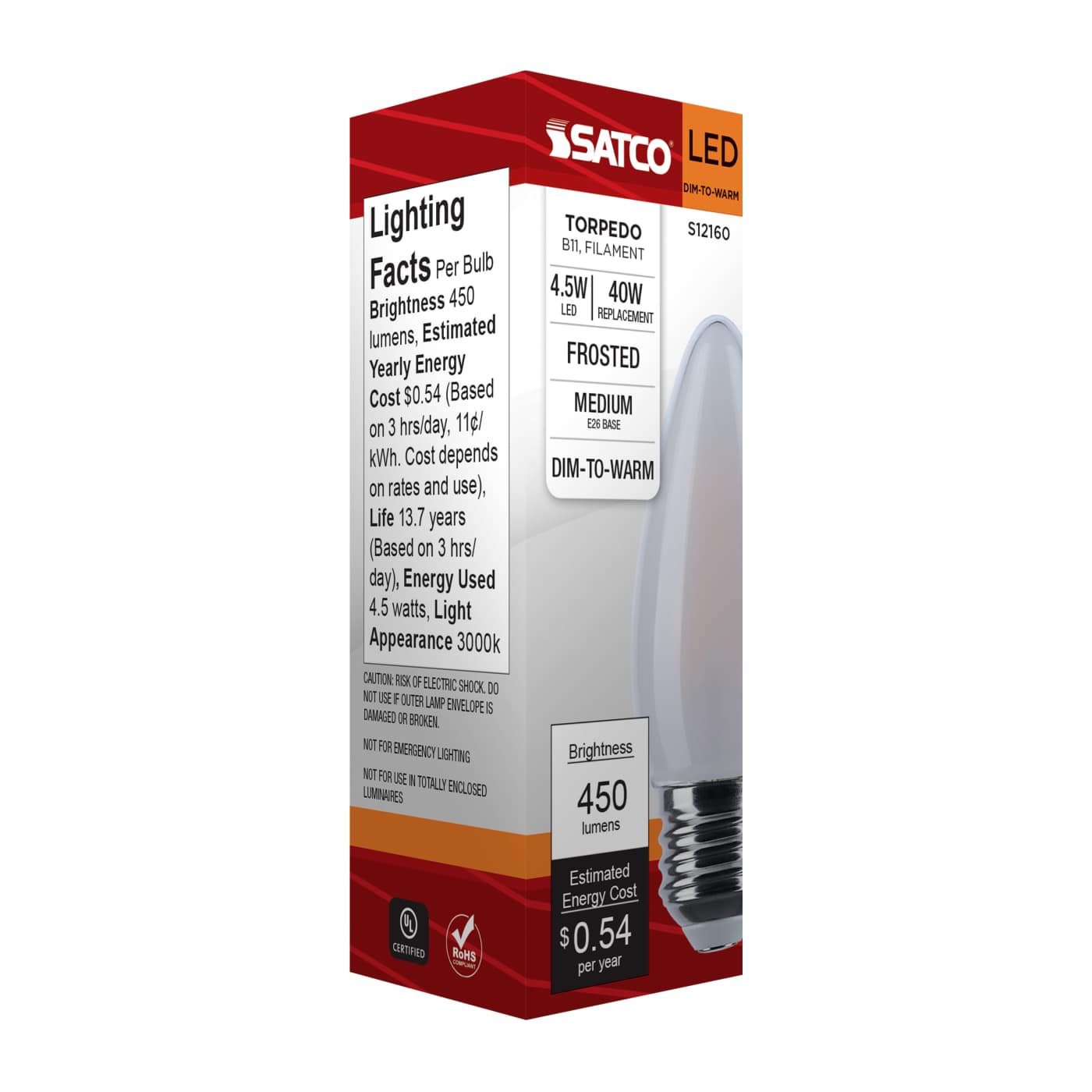 4.5B11L/930WD/E26/GFYS - S12160