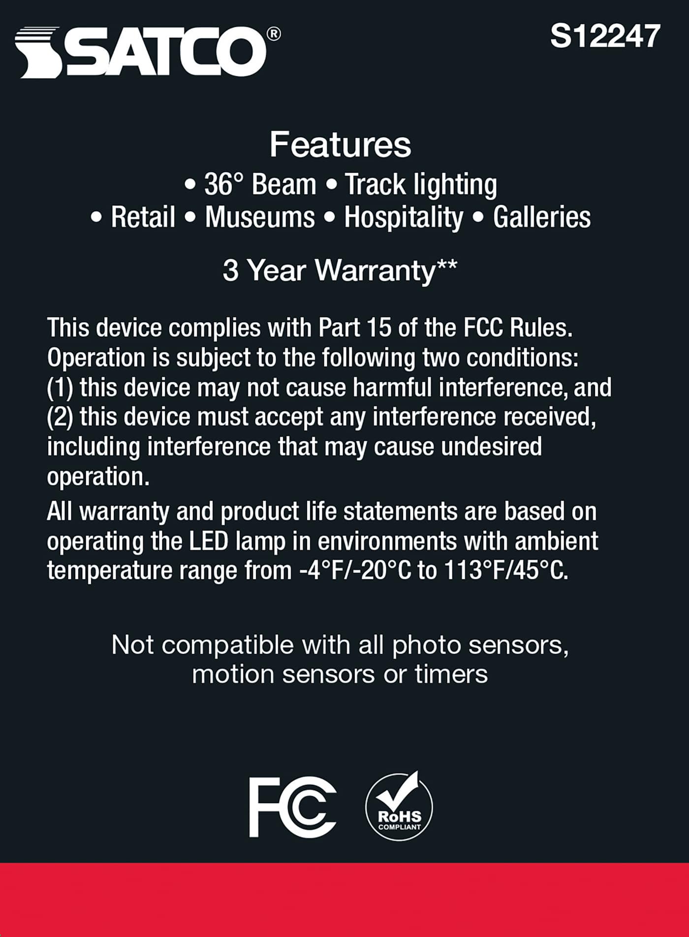 12AR111/LED/830/FL36/12V - S12247