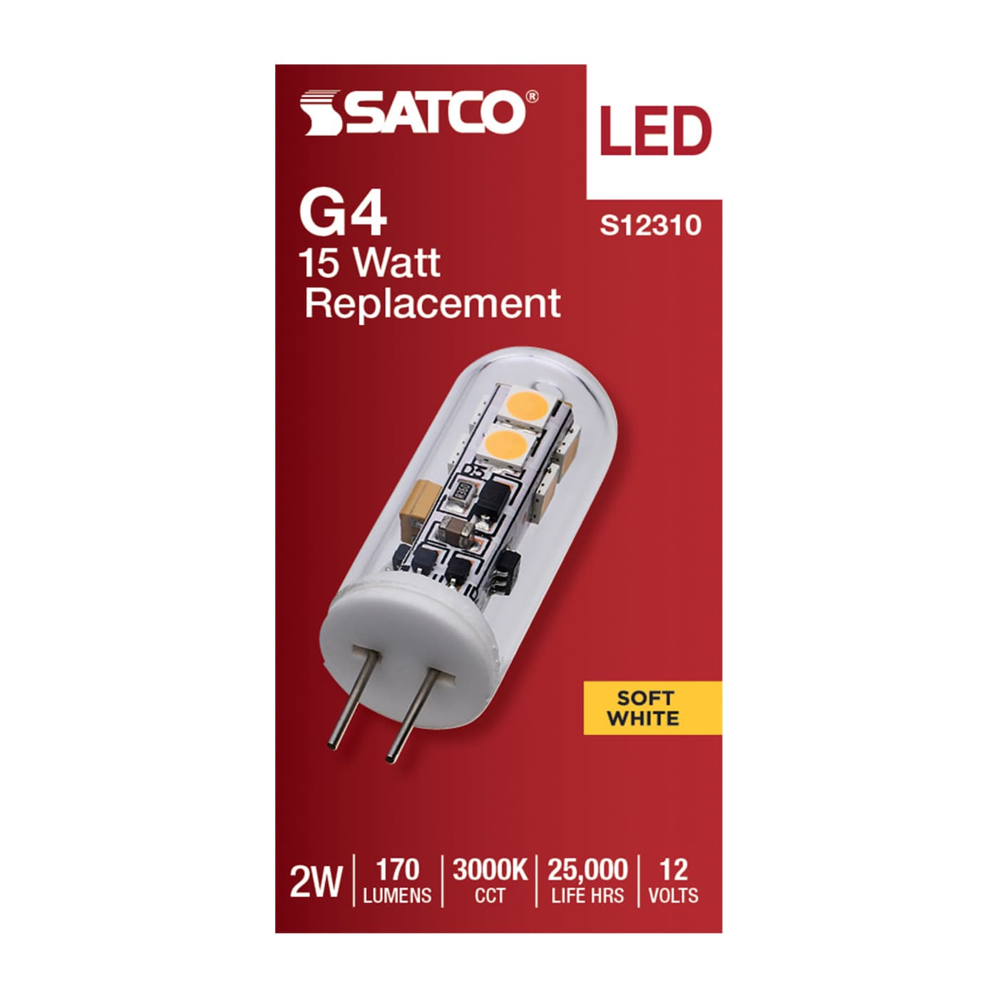 2W/LED/G4/CL/830/12V - S12310