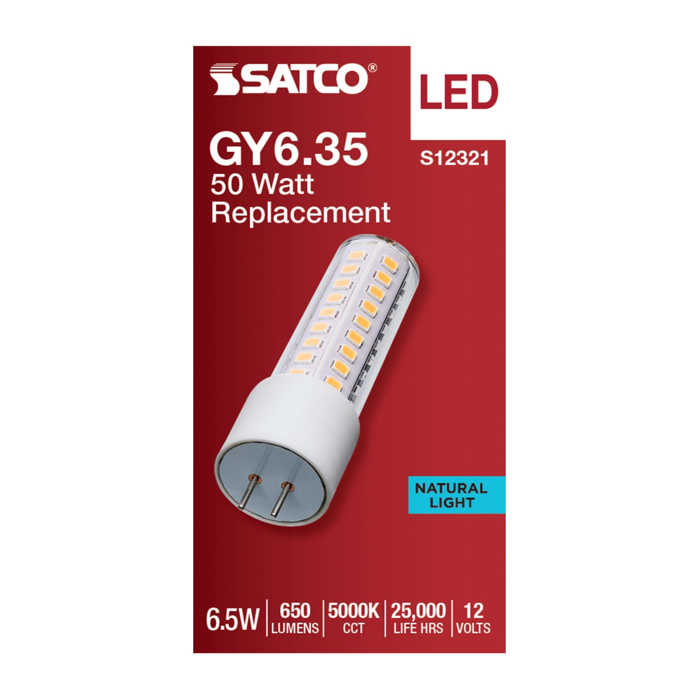 6.5W/LED/GY6.35/CL/850/12V - S12321
