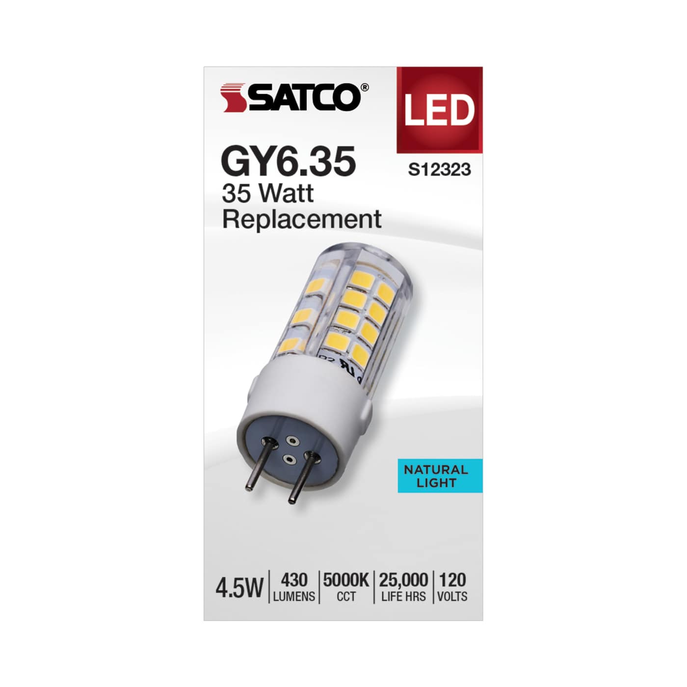 4.5W/LED/GY6.35/CL/850/120V - S12323