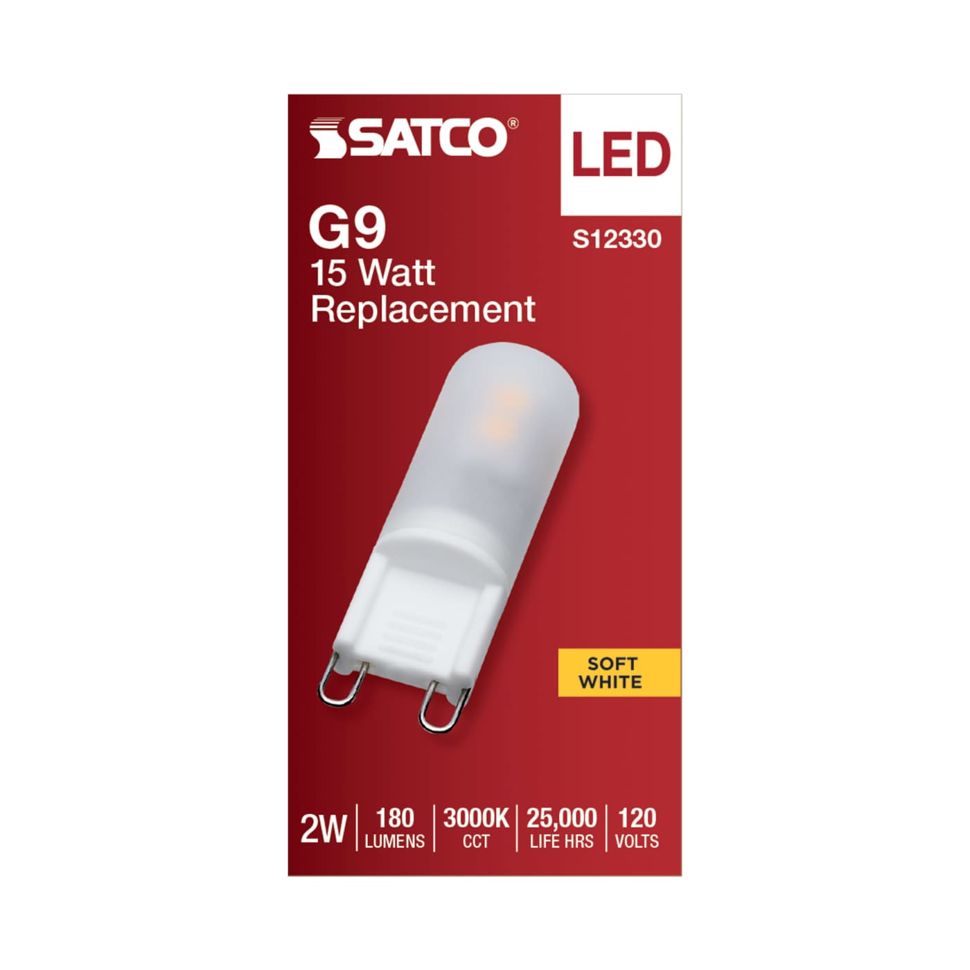 2W/LED/G9/FR/830/120V - S12330