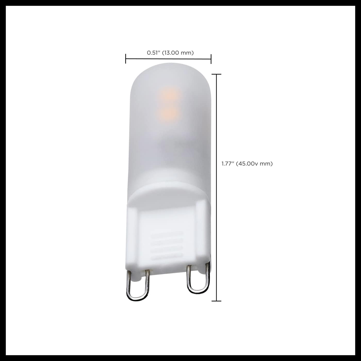 2W/LED/G9/FR/830/120V - S12330