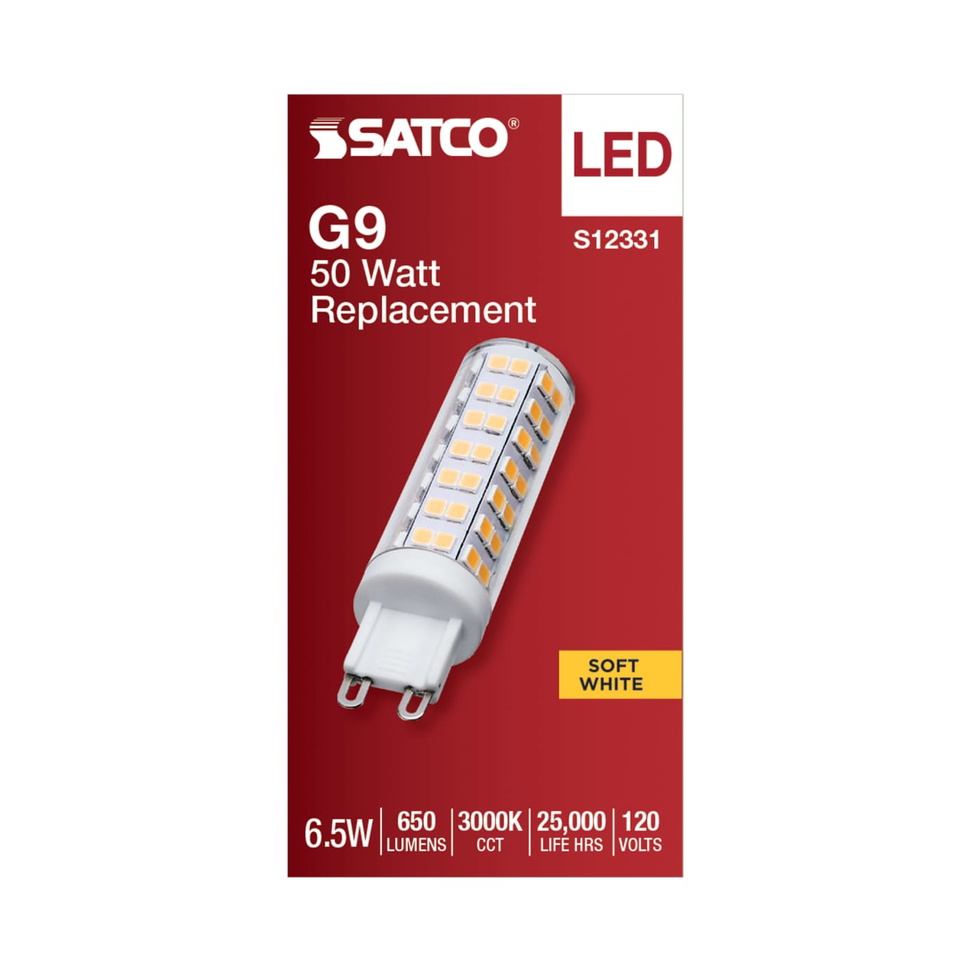 6.5W/LED/G9/CL/830/120V - S12331
