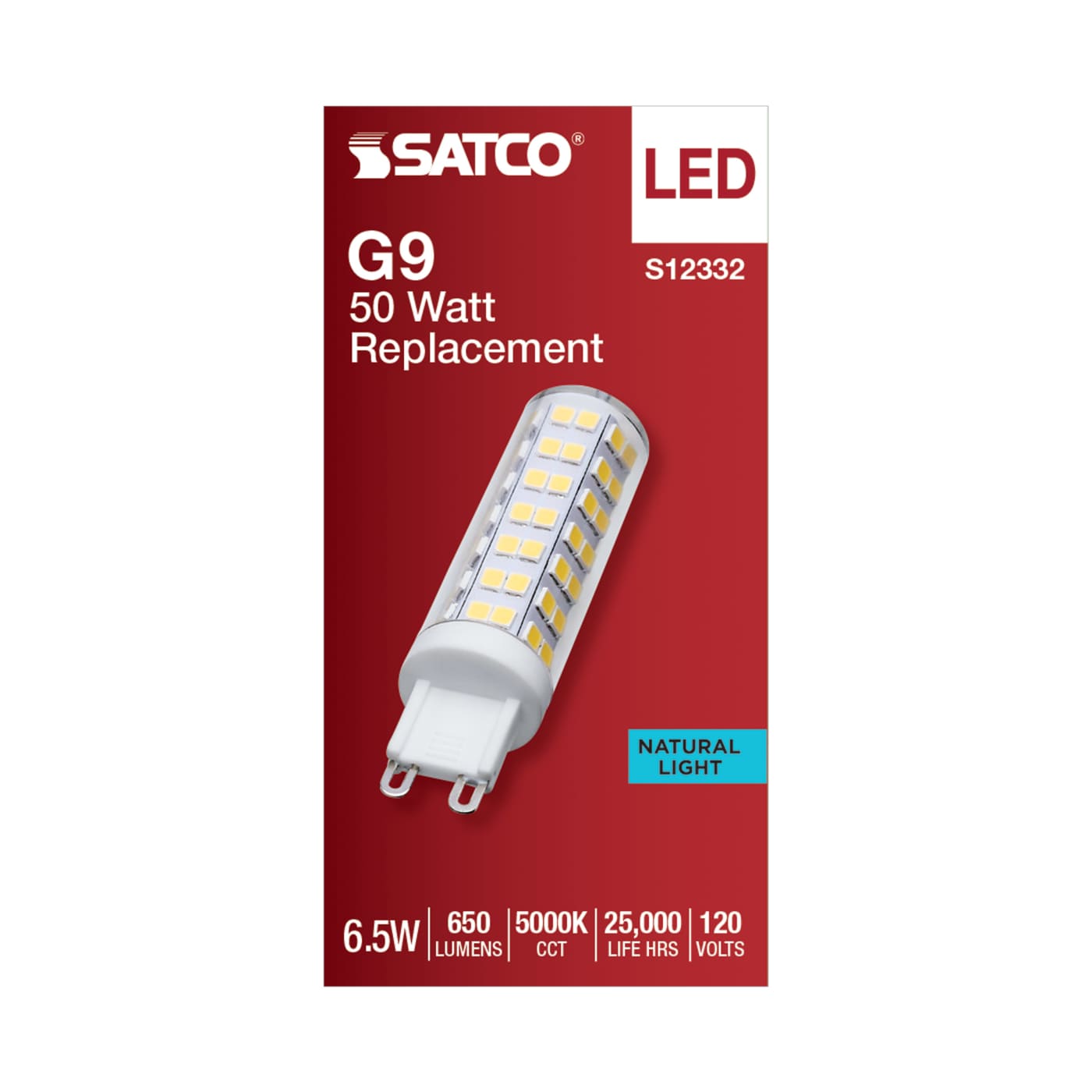 6.5W/LED/G9/CL/850/120V - S12332