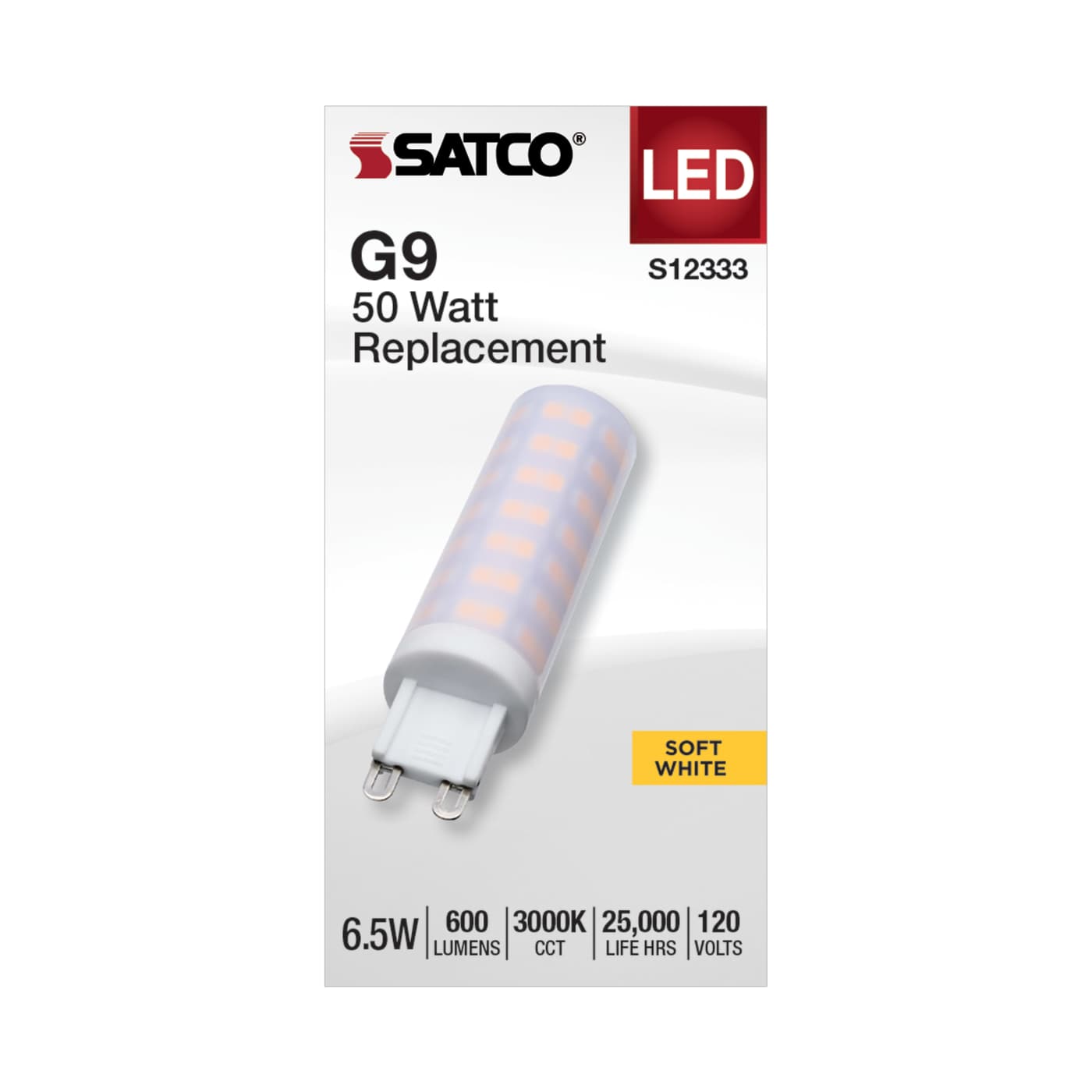 6.5W/LED/G9/FR/830/120V - S12333