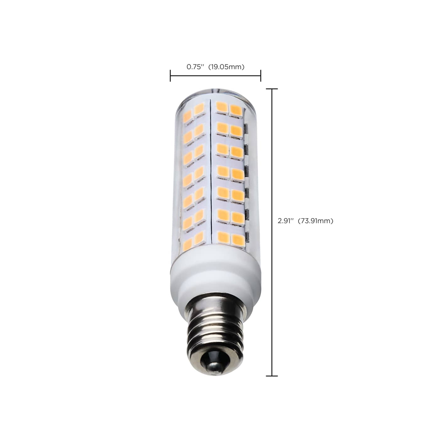 6.5W/LED/E12/CL/830/120V - S12346
