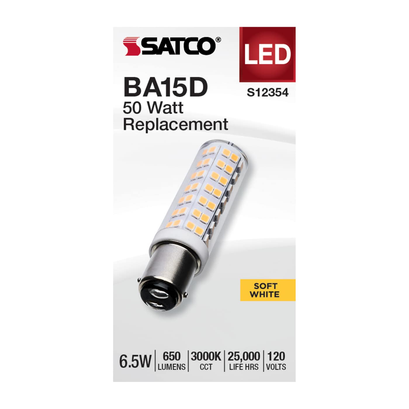 6.5W/LED/DC/CL/830/120V - S12354