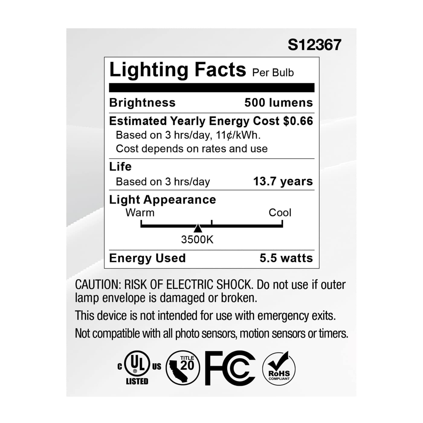 5.5MR16/GB/935/FL36/12V - S12367