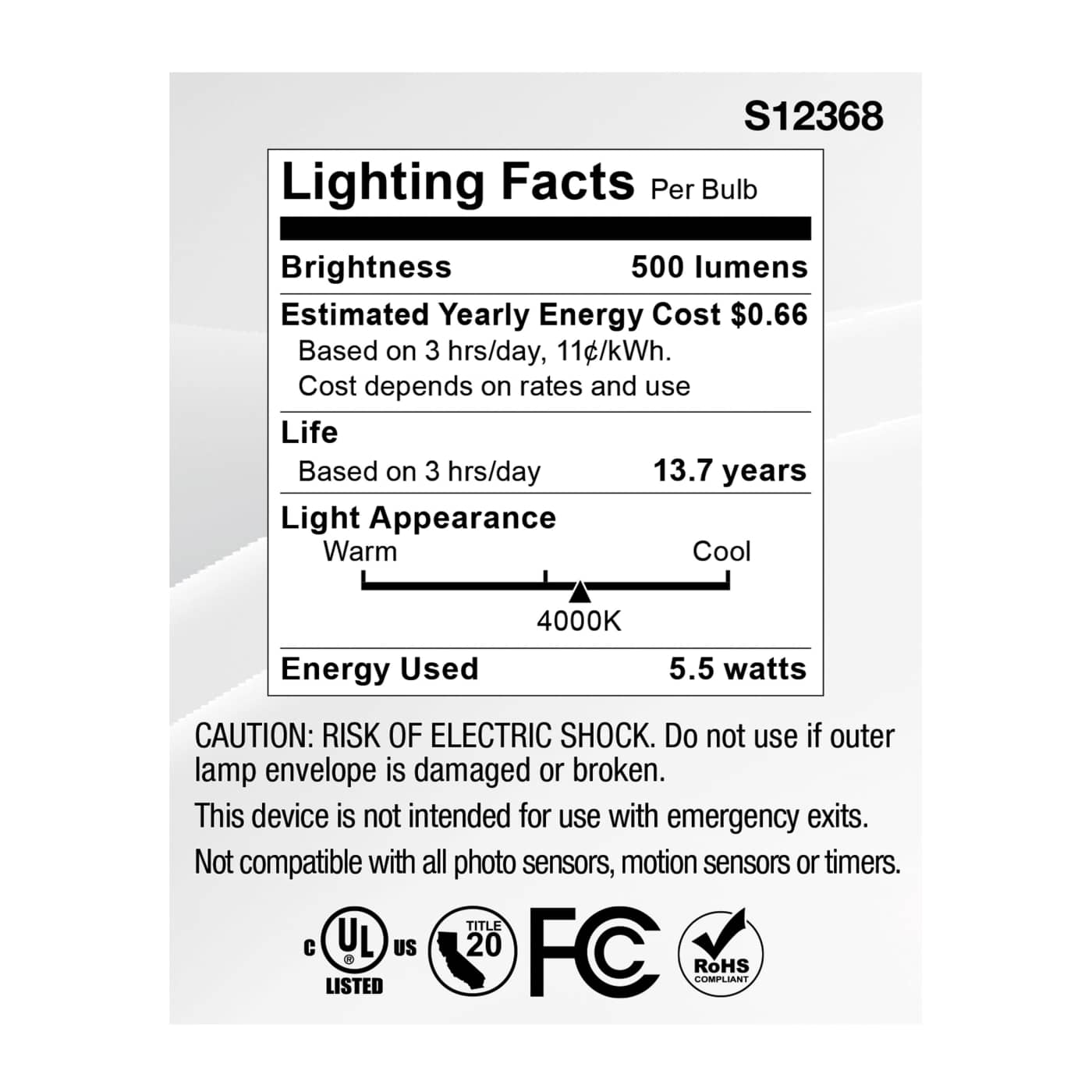 5.5MR16/GB/940/FL36/12V - S12368