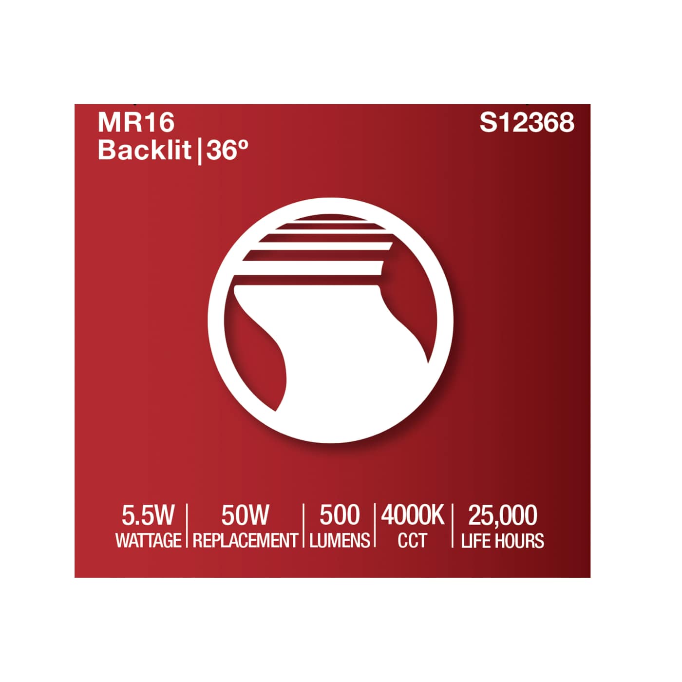 5.5MR16/GB/940/FL36/12V - S12368