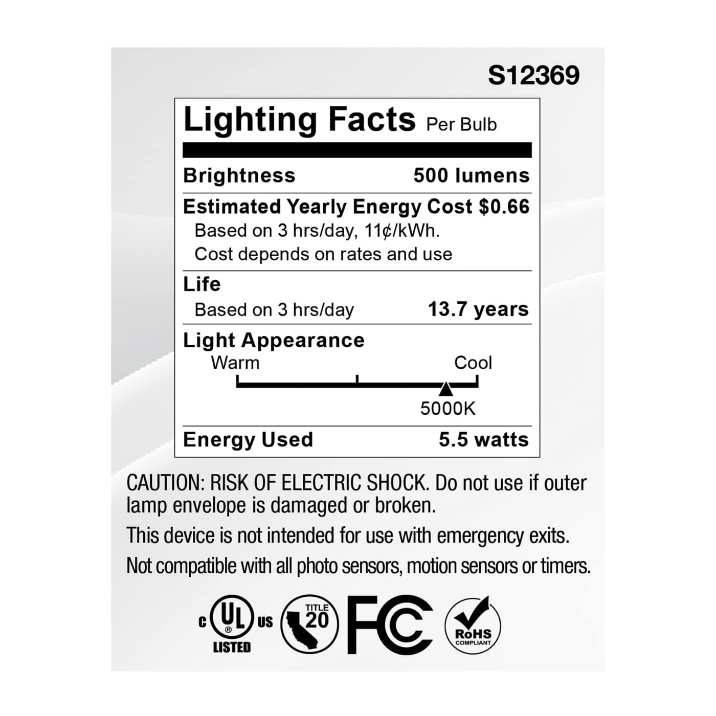 5.5MR16/GB/950/FL36/12V - S12369