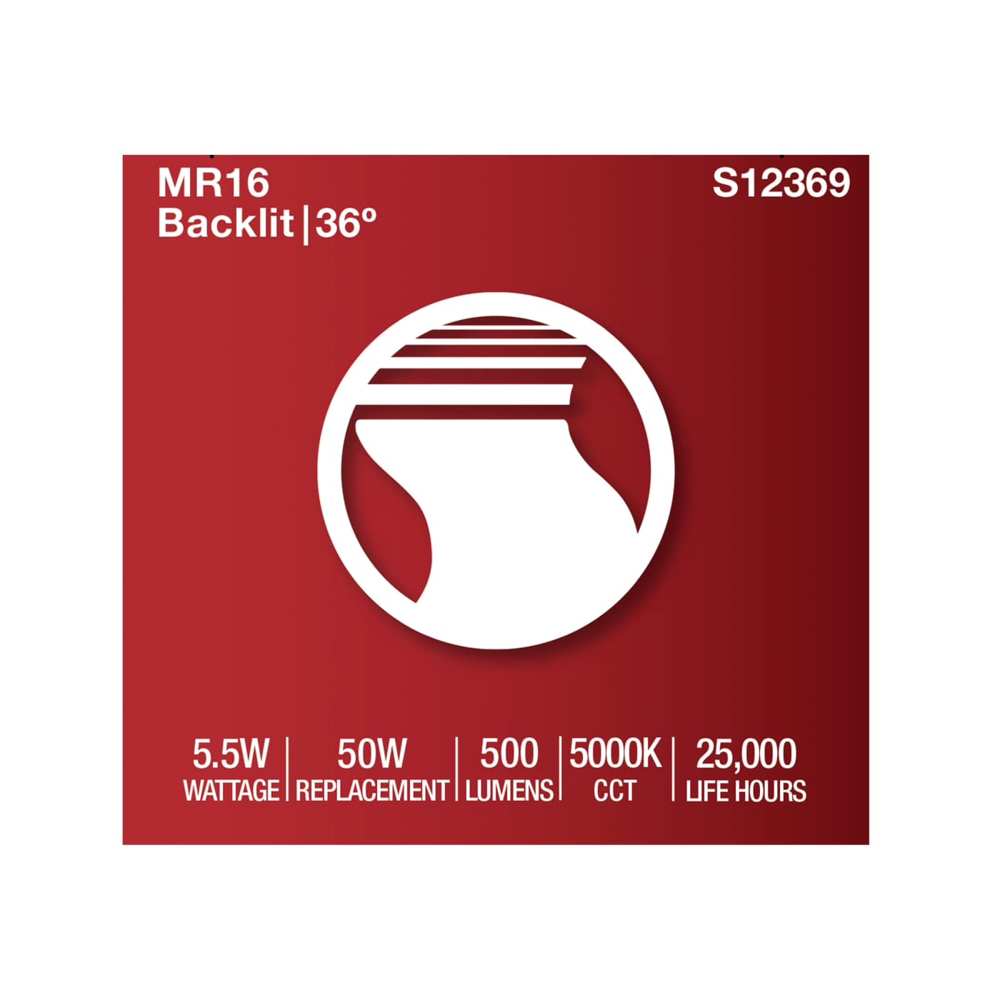 5.5MR16/GB/950/FL36/12V - S12369