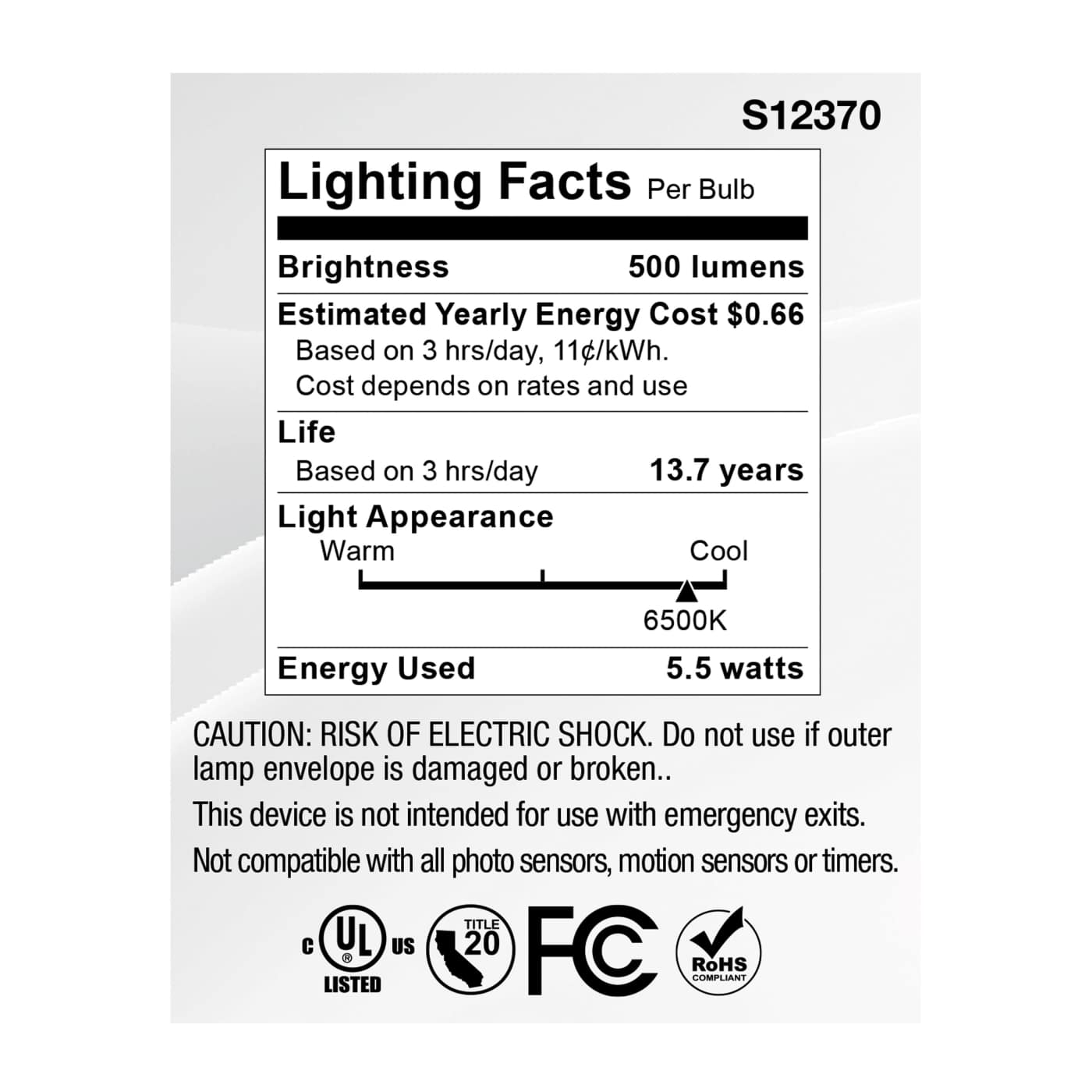 5.5MR16/GB/965/FL36/12V - S12370