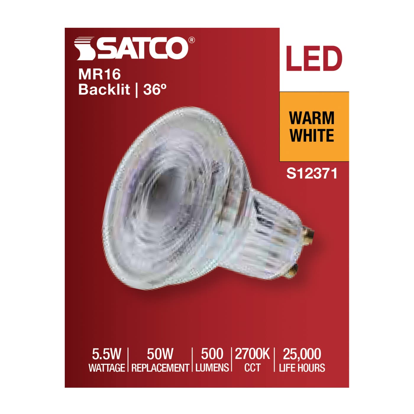 5.5MR16/GB/927/FL36/GU10/120V - S12371