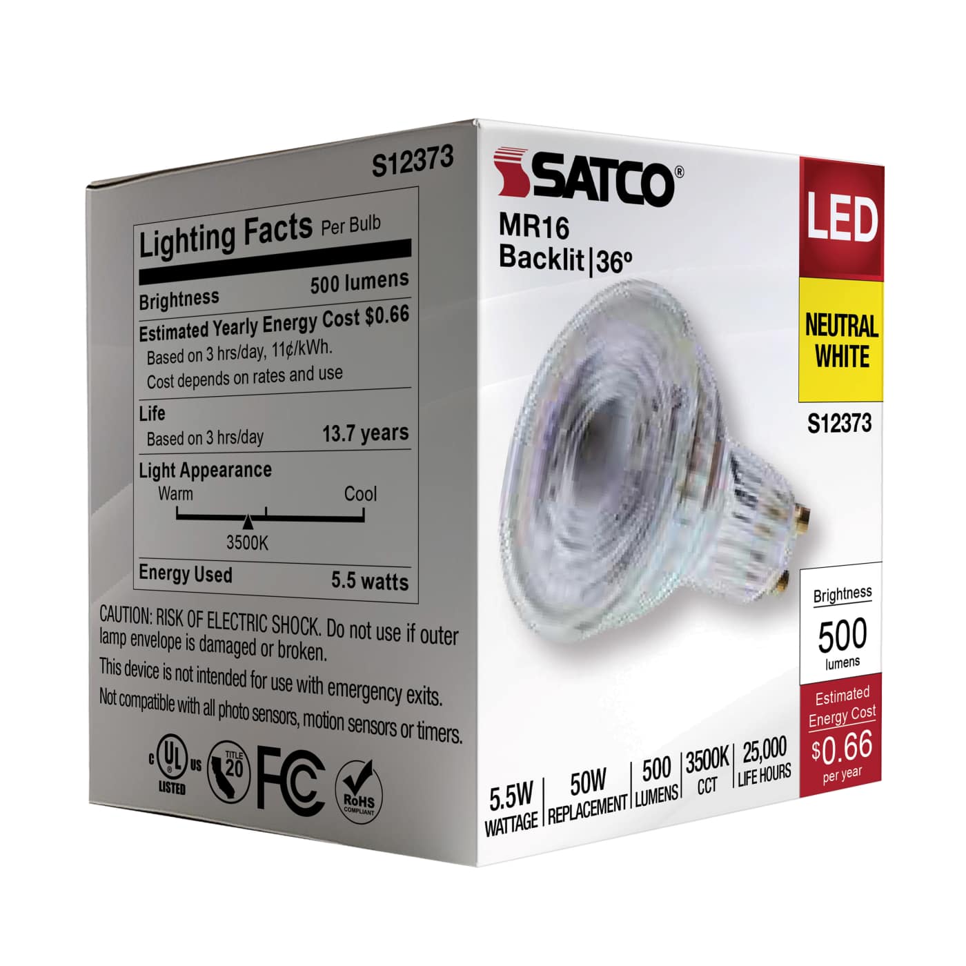 5.5MR16/GB/935/FL36/GU10/120V - S12373