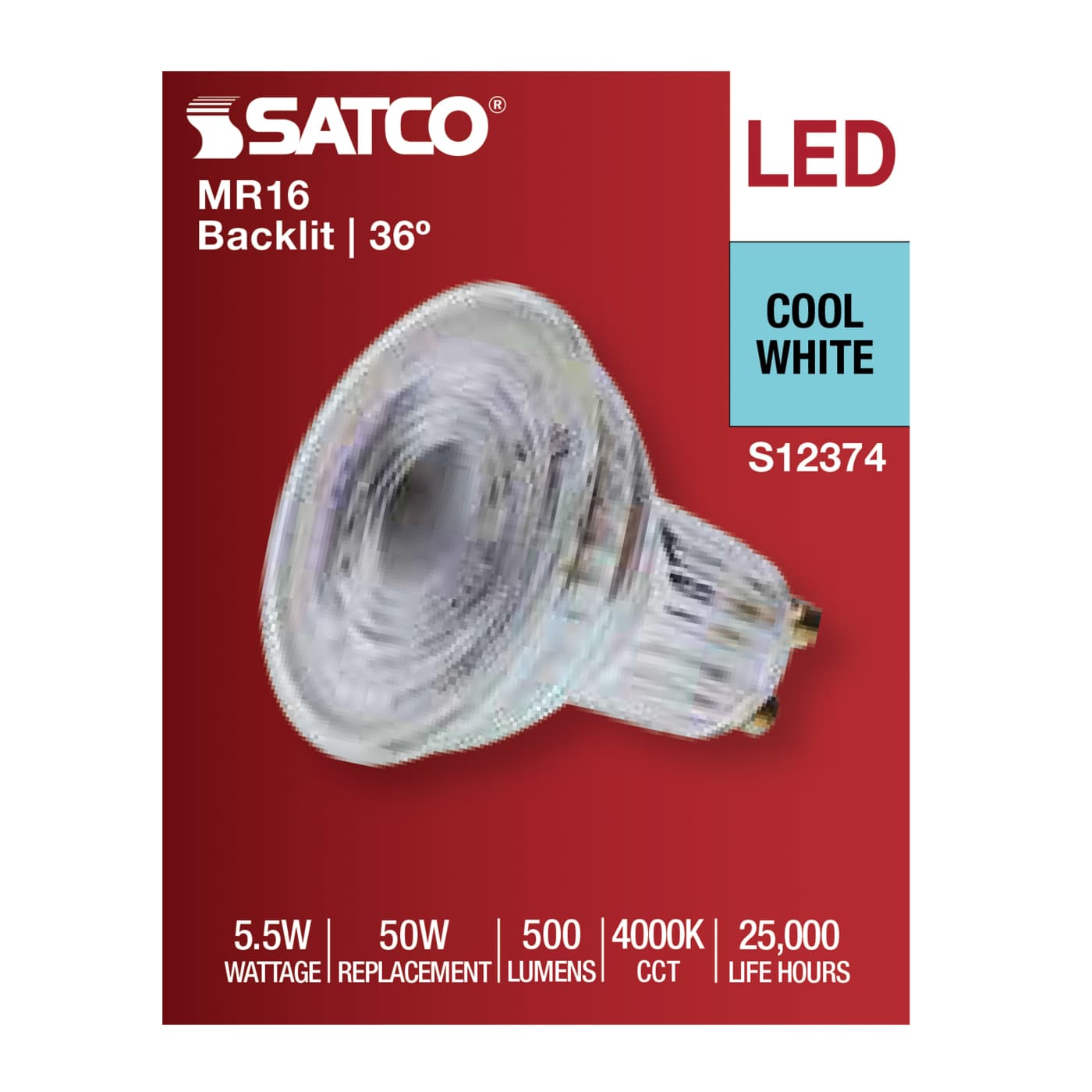 5.5MR16/GB/940/FL36/GU10/120V - S12374