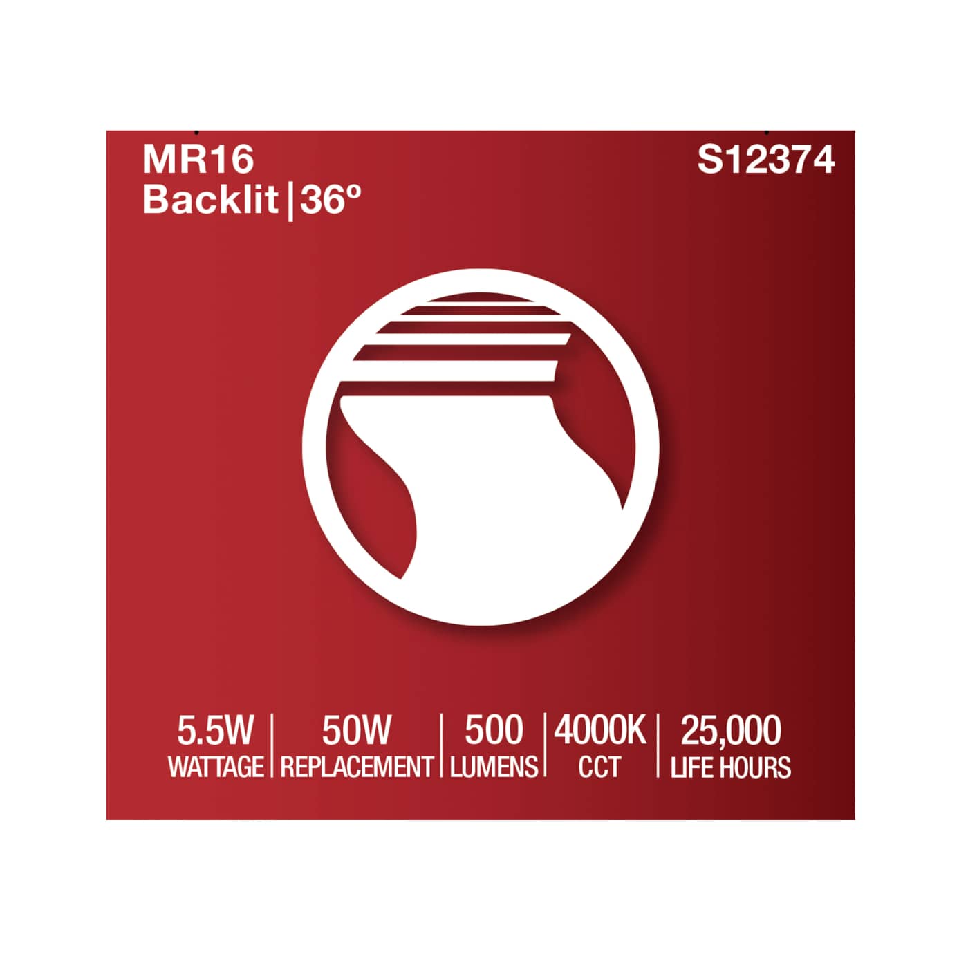 5.5MR16/GB/940/FL36/GU10/120V - S12374