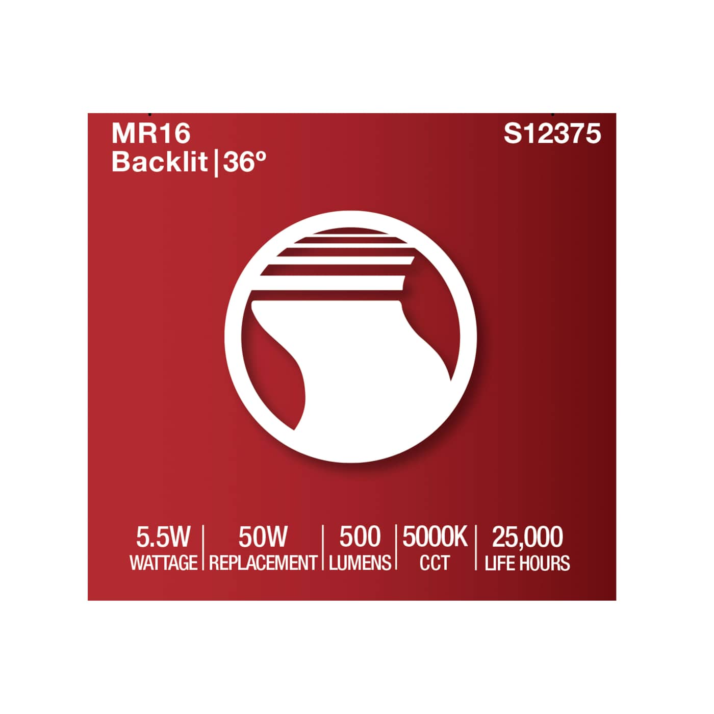 5.5MR16/GB/950/FL36/GU10/120V - S12375