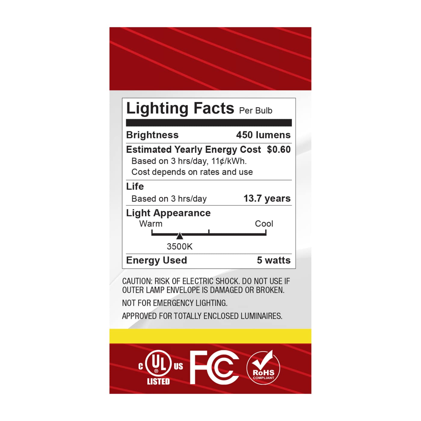 5A19/CL/LED/E26/935/120V - S12468
