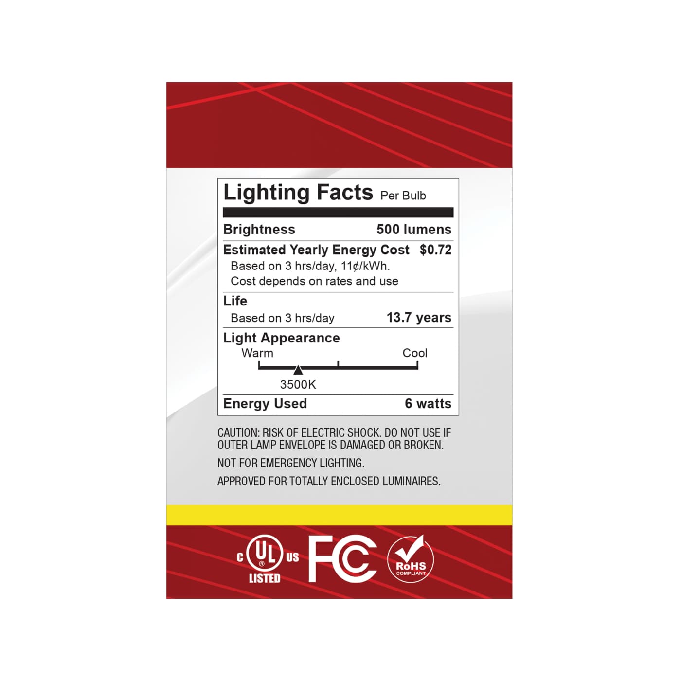 6G25/LED/WH/935/120V - S12483