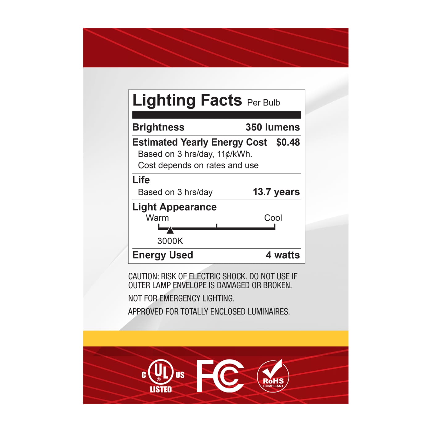 4G40/CL/LED/E26/930/120V - S12484