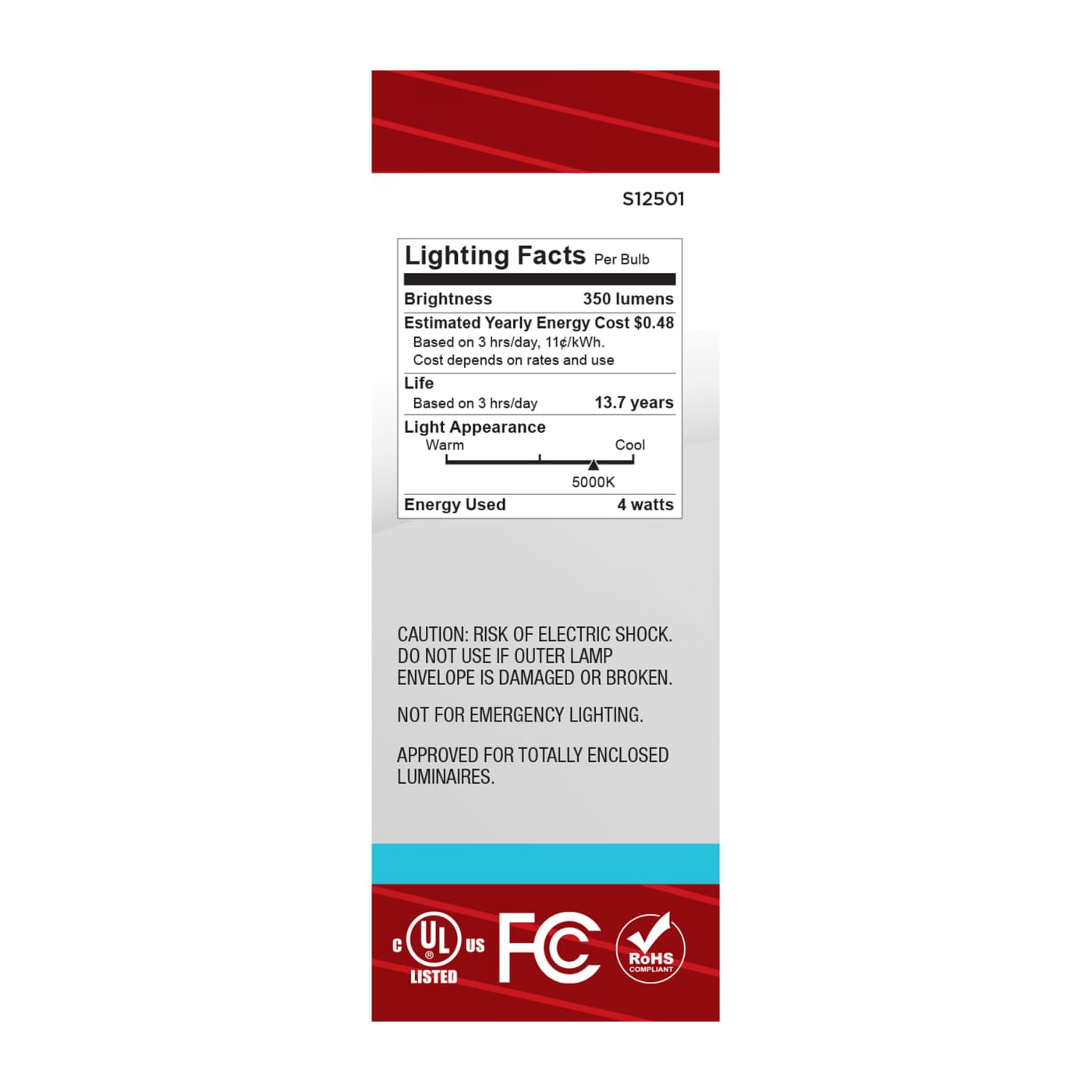 4B11/LED/950/CL/120V/E26 - S12501