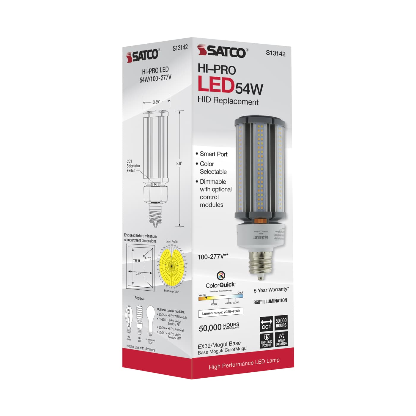 54W/LED/HID/CCT/EX39/100-277V - S13142