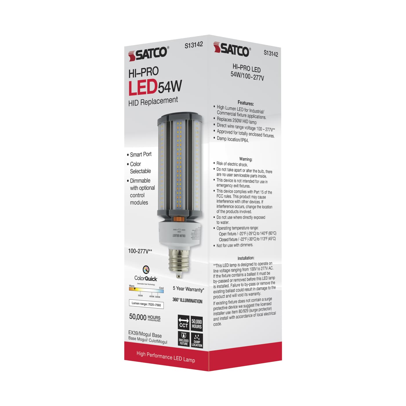 54W/LED/HID/CCT/EX39/100-277V - S13142