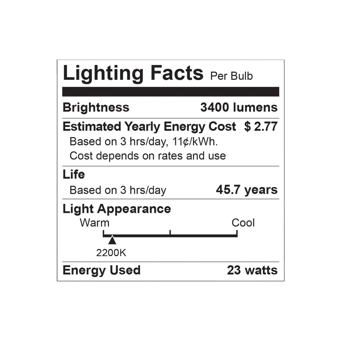 23W/LED/HID/ED23.5/822/E26/CL - S13183