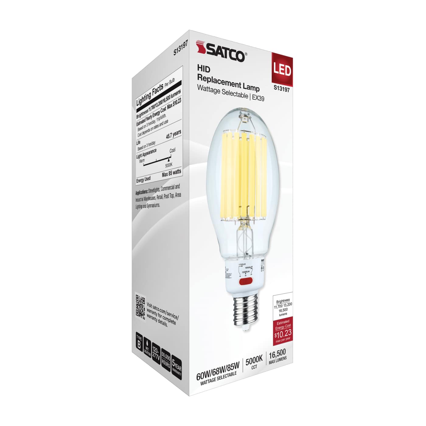 85W/LED/HID/ED37/850/EX39/CL - S13197