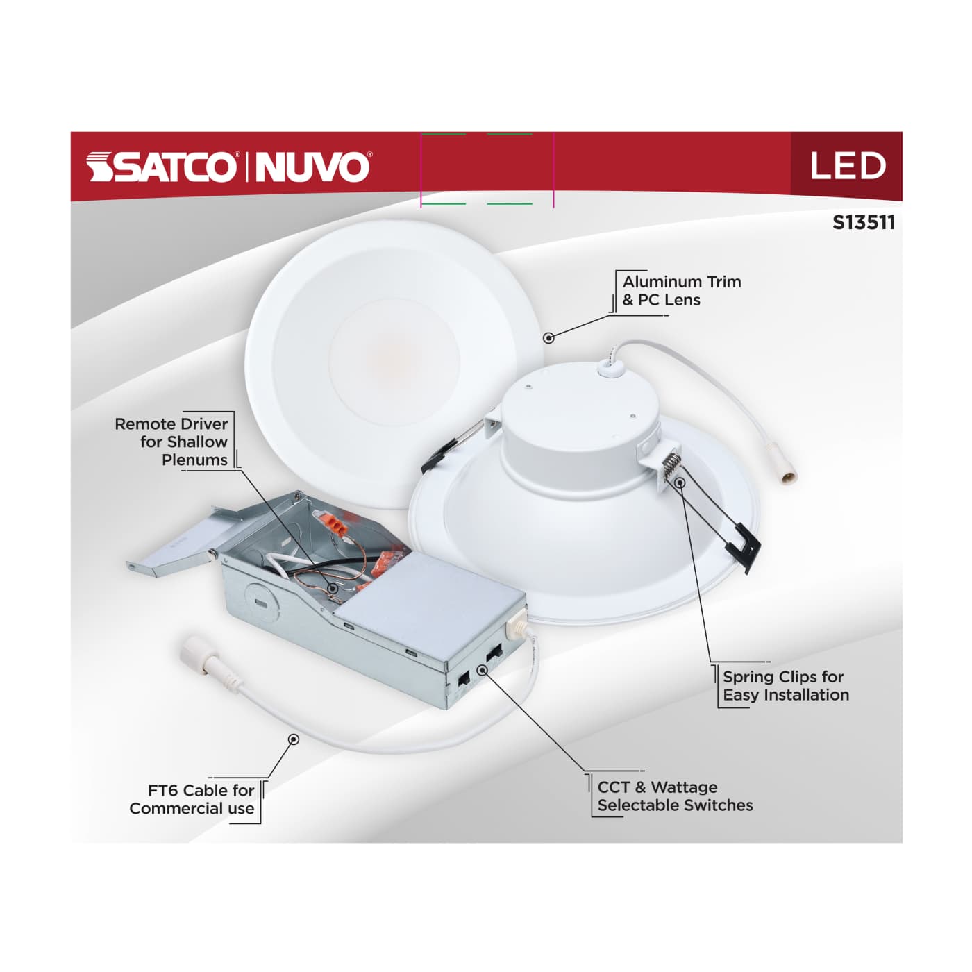 24WLED/CDL/6/RD/FS/RND - S13511