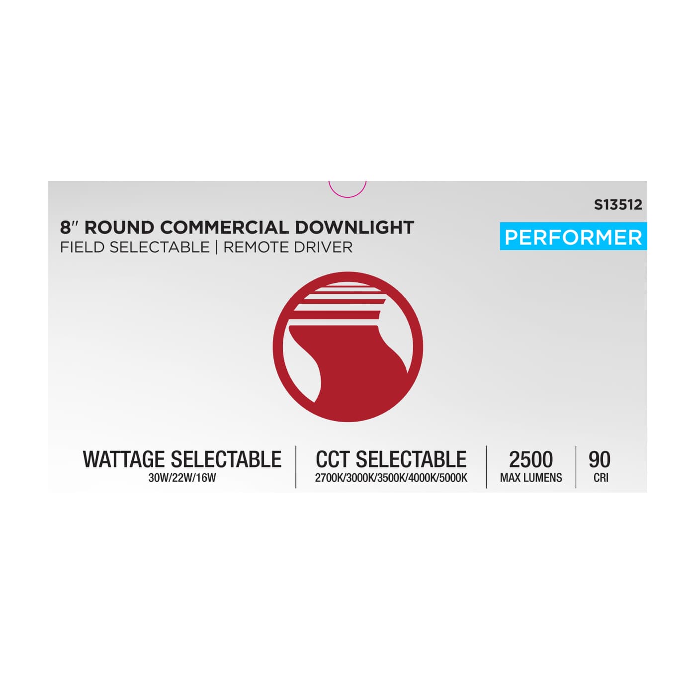 30WLED/CDL/8/RD/FS/RND - S13512