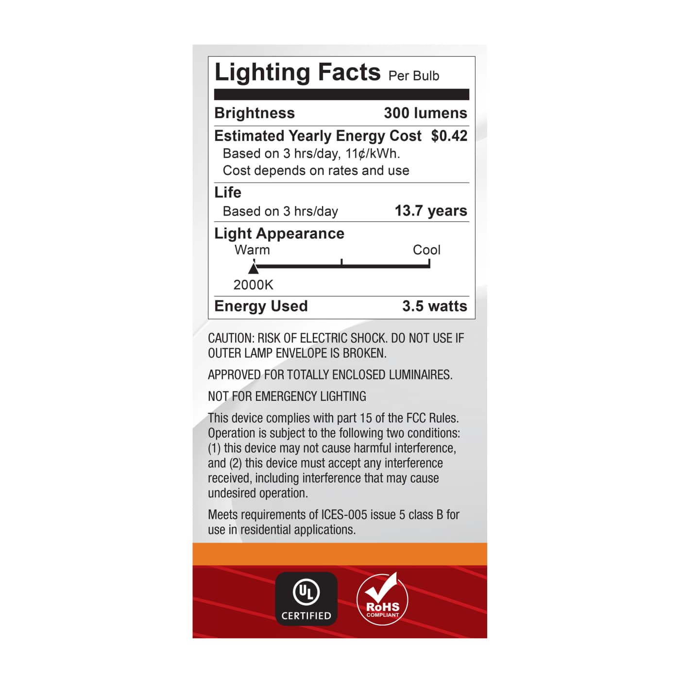 3.5ST19L/920/E26/GCAC/D - S14206