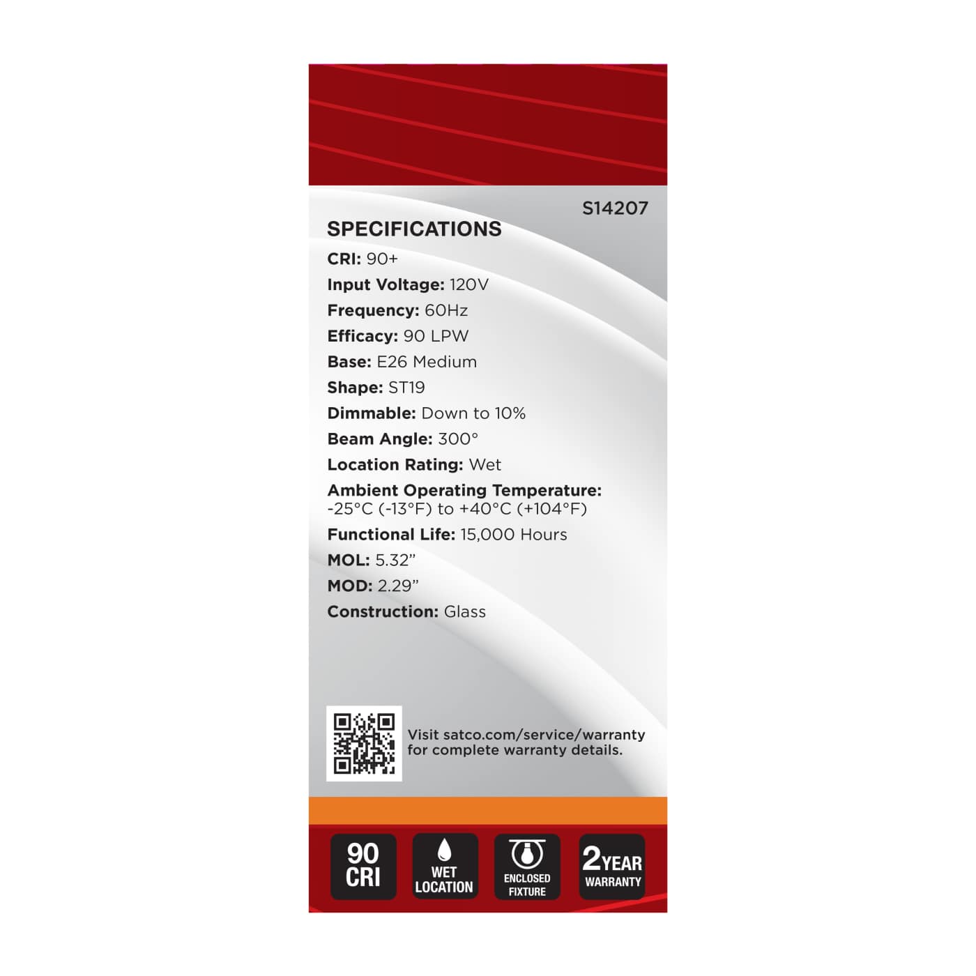 5.5ST19L/920/E26/GCAC/D - S14207