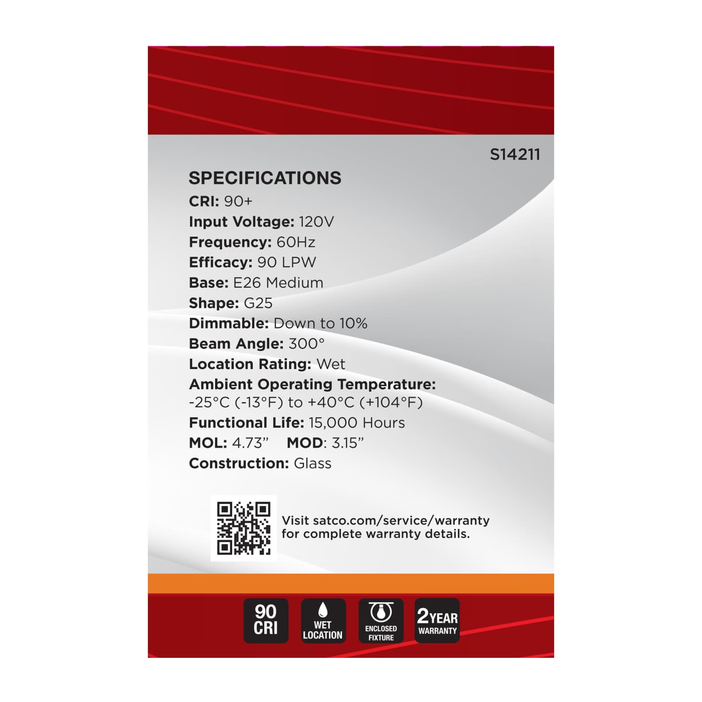 5.5G25L/920/E26/GCAC/D - S14211