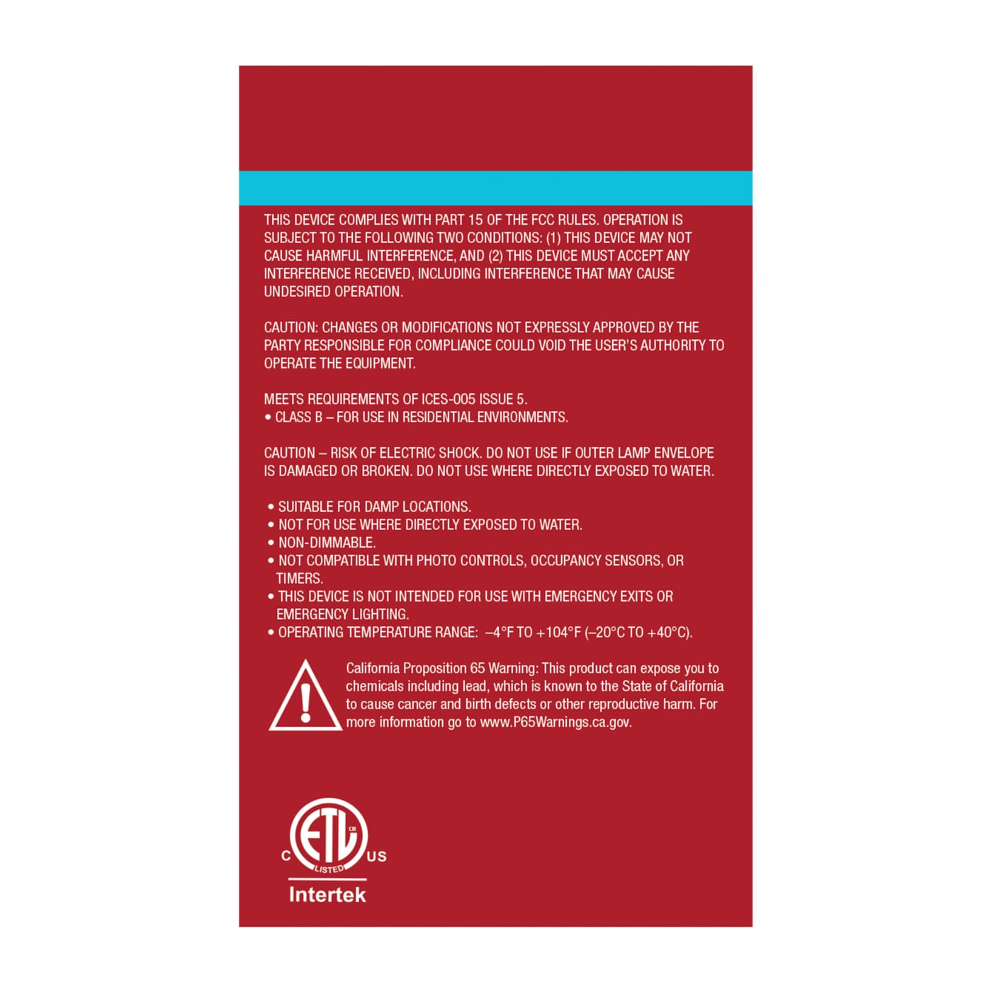 5A19L/850/E26/P/ND/1PK - S14306