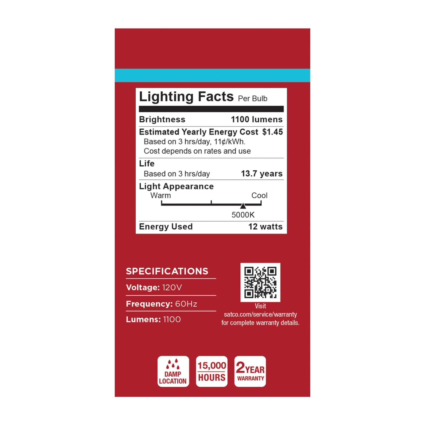 12A19L/850/E26/P/ND/4PK - S14330