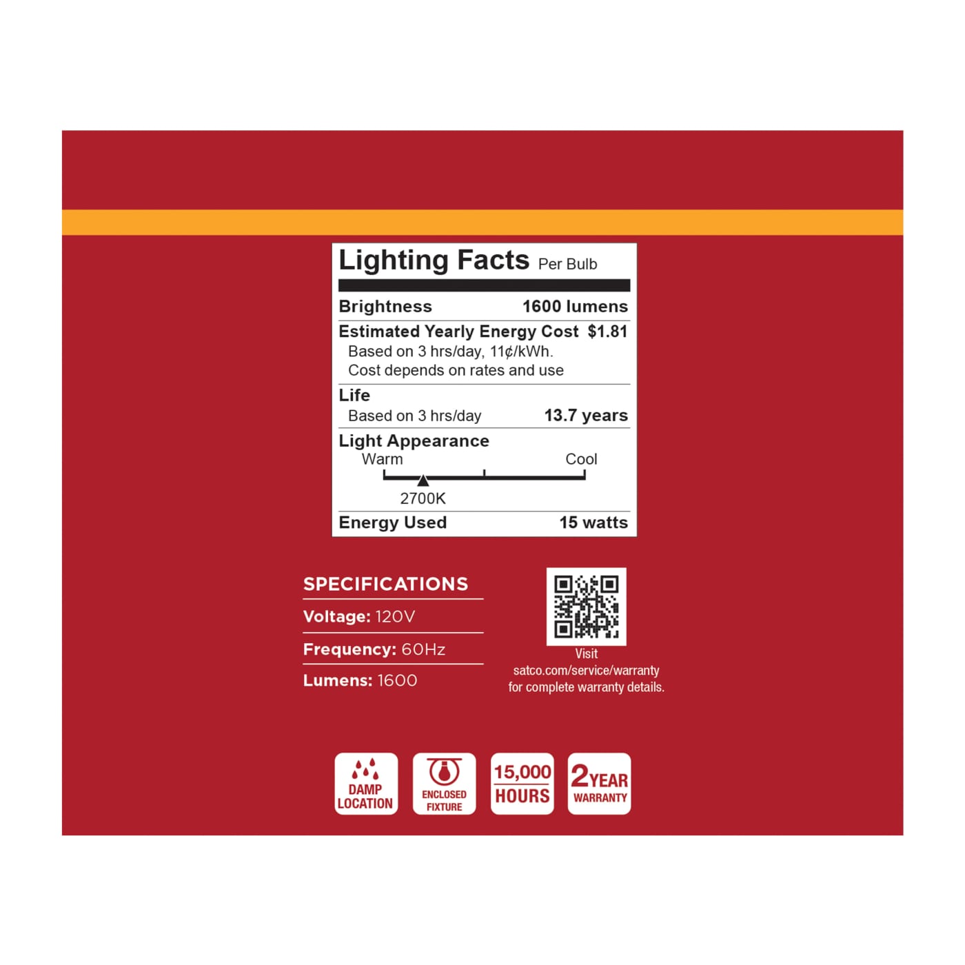 15A19L/827/E26/P/ND/12PK - S14334