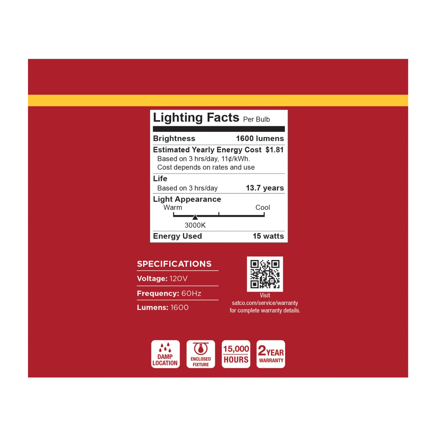 15A19L/830/E26/P/ND/12PK - S14337