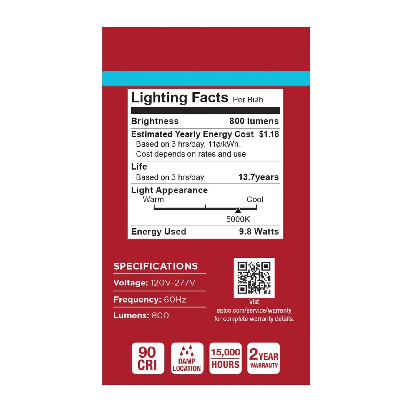 9.8A19L/950/E26/P/NDU/1PK - S14367