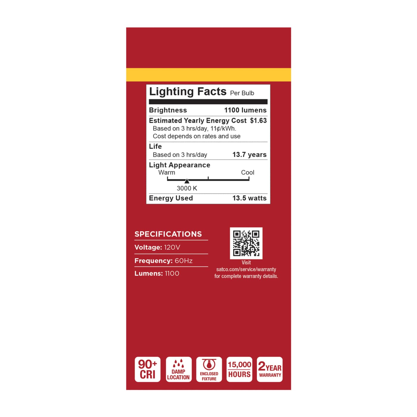 13.5A19L/930/E26/P/ND/4PK - S14371