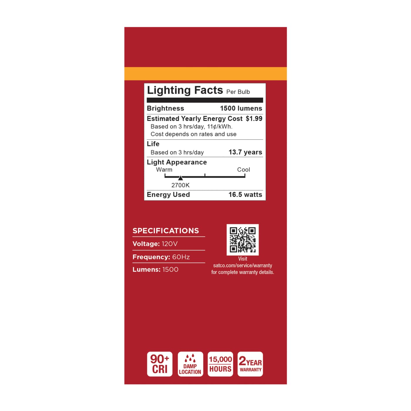 16.5A19L/927/E26/P/ND/4PK - S14376