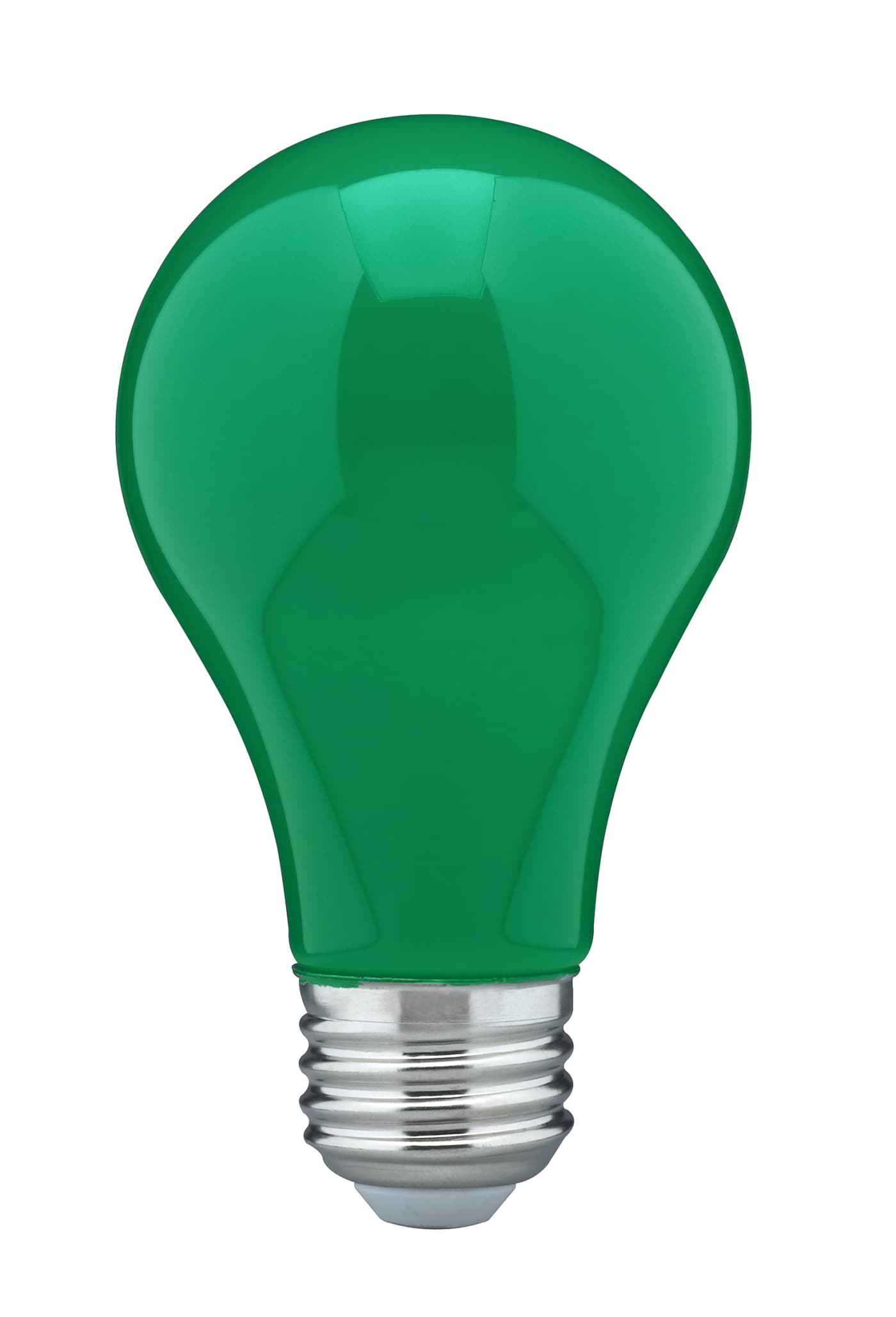 8A19/GREEN/LED/E26/120V - S14986