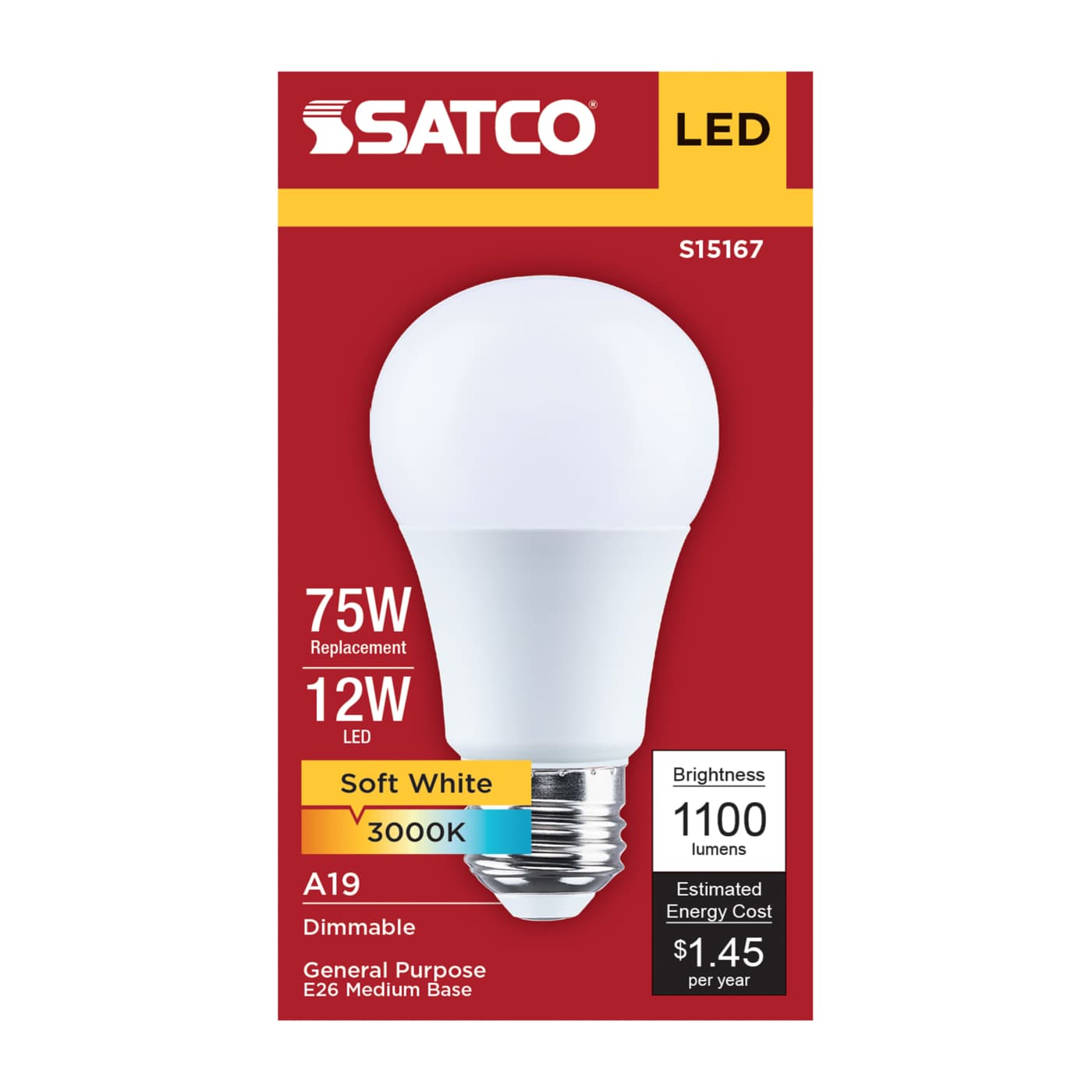 12A19L/930/E26/P/D/1PK - S15167