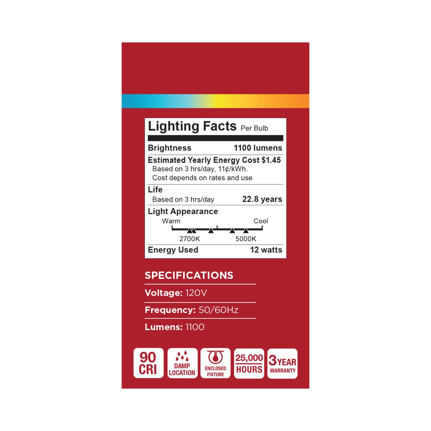 12A19L/9CCT5/GU24/P/D/1PK - S15224